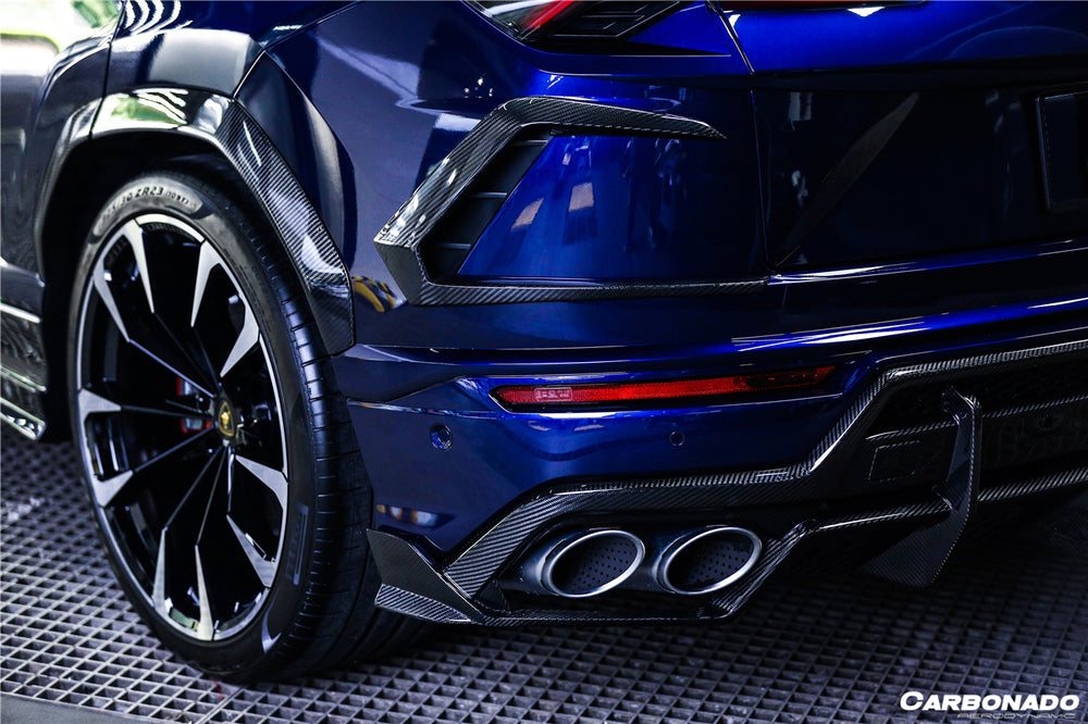 2018-2022 Lamborghini URUS TC Style Dry Carbon Fiber Rear Bumper Vents - Carbonado