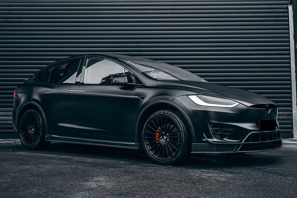 2016-2018 Tesla X SUV RZS Style Carbon Fiber Full Kit - Carbonado