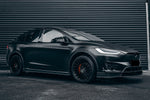  2016-2018 Tesla X SUV RZS Style Carbon Fiber Full Kit - Carbonado 
