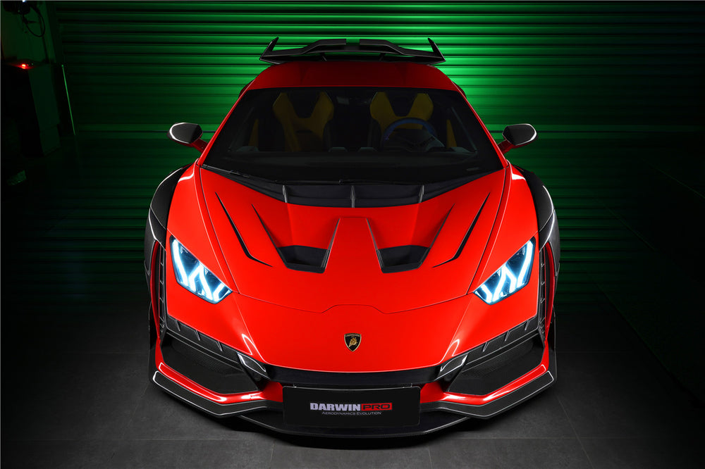 2015-2022 Lamborghini Huracan LP610 & LP580 & EVO BKSSII Style Hood - DarwinPRO Aerodynamics