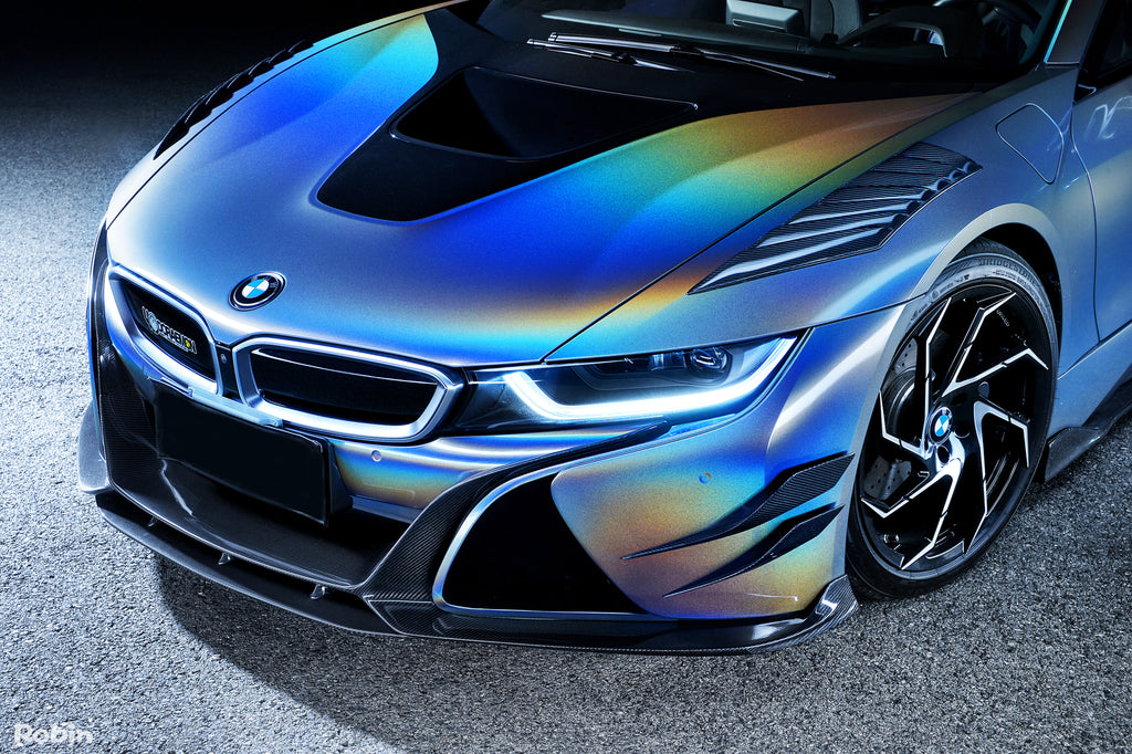2014-2018 BMW i8 BZK Carbon Fiber Front Lip Splitter