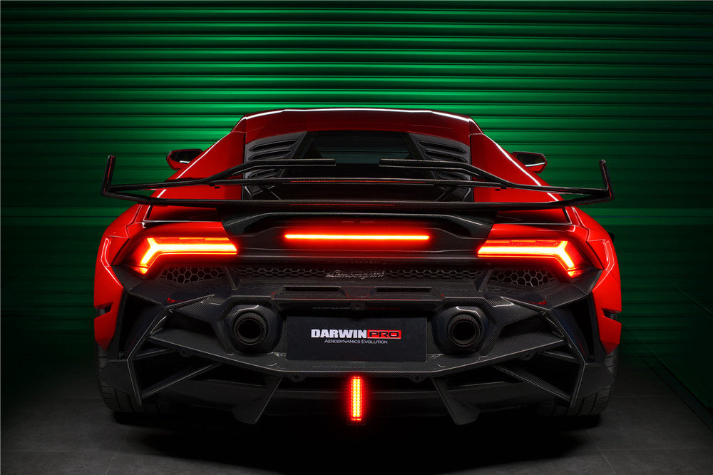 2015-2022 Lamborghini Huracan LP610 & LP580 BKSSII Style Rear Bumper - DarwinPRO Aerodynamics