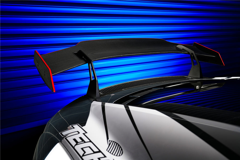 2016-2019 Audi R8 GEN2 V10 PLUS Coupe ONLY IMPII Carbon Fiber Trunk Wing w/ Base - DarwinPRO Aerodynamics