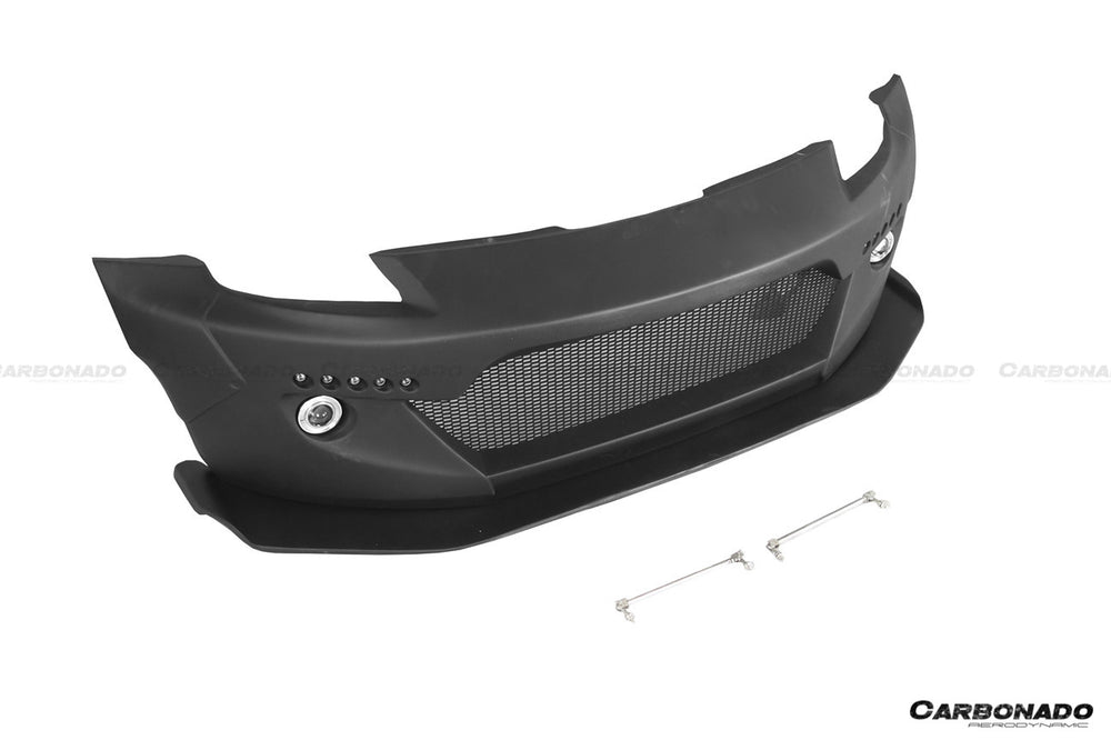 2003-2008 Nissan 350Z BRY Style Front Bumper with LED Lights &amp; Support Rod