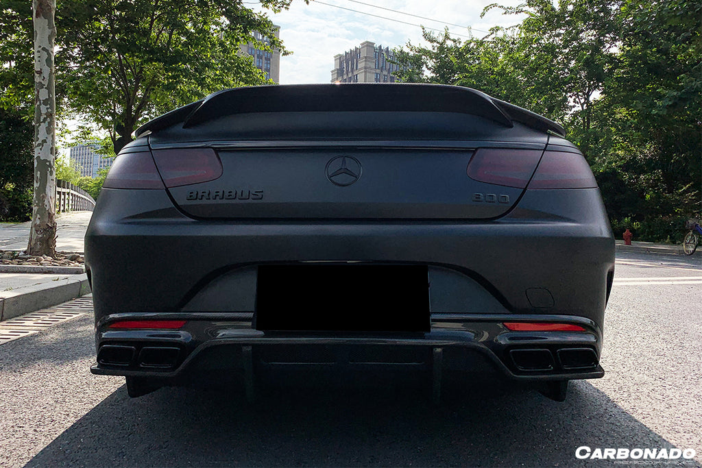Mercedes-Benz Brabus OEM Carbon Fiber Rear Spoiler S Class Coupe C217 2015+ Brand New