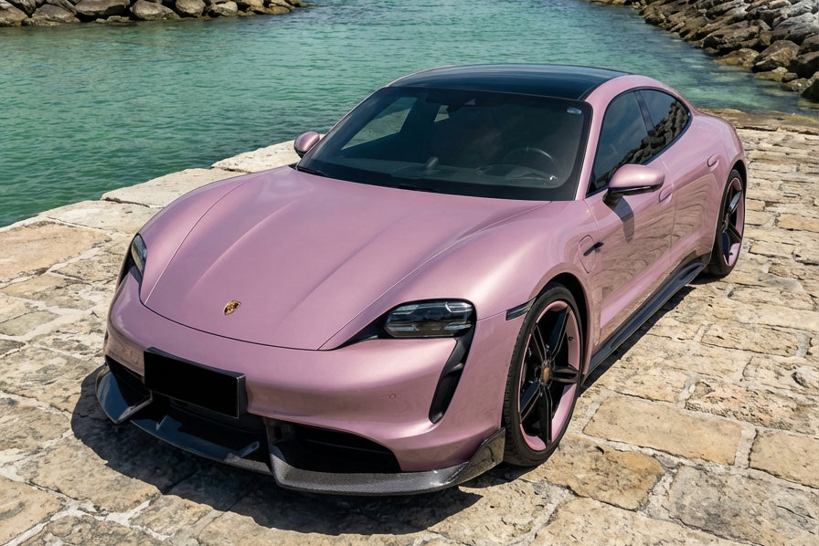 2020-2024 Porsche Taycan Sedan, ST, CT CADO Style Front Lip | Fits