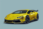  2015-2022 Lamborghini Huracan LP610 & LP580 BKSSII Style Full Body Kit (NOT WIDE) - DarwinPRO Aerodynamics 