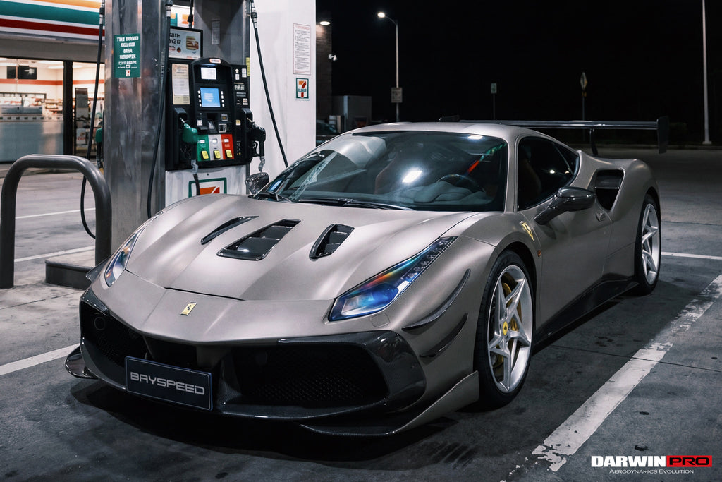 2015-2020 Ferrari 488 GTB Partial Carbon Fiber Full Body Kit