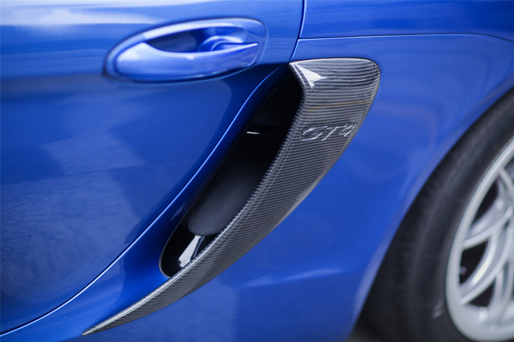 2012-2016 Porsche 981 Boxster Cayman GT4 Style Carbon Fiber
