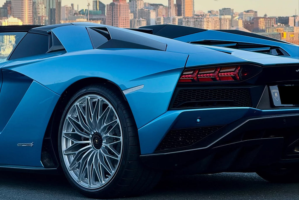2017-2021 Lamborghini Aventador Autoclave Carbon Fiber Rear Side