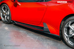  2015-2025 Lamborghini Huracan LP610 & LP580 & EVO & STO & Tecnica BKSSII Style Side Skirts 