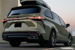  2021-UP Toyota Sienna Thunder Style PP Rear Diffuser with Tips 