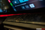  2019-2023 Mercedes Benz W464 G550 G63 AMG G-Class Dry Carbon Fiber Screen Surround Panel Replacement 