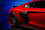  2016-2023 Audi R8 Coupe/Spyder iMPII Carbon Fiber Side Door Panel Blades - DarwinPRO Aerodynamics 