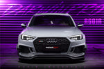  2017-2019 Audi RS4 B9 BKSS Style Front Canards - DarwinPRO Aerodynamics 