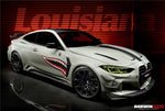  2021-UP BMW M4 G82 & G83 BKSSII Style Front Bumper and Front Fender and Side Skirts - DarwinPRO Aerodynamics 