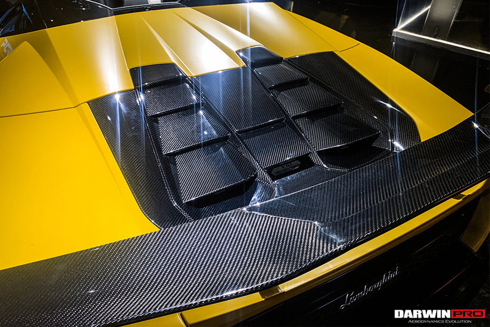 2019-2022 Lamborghini Huracan EVO Spyder OD Style Dry Carbon Engine Trunk - DarwinPRO Aerodynamics