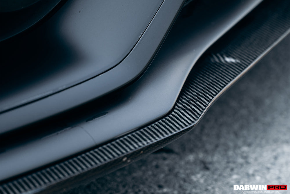 2015-2021 Mercedes Benz W205 C63/S AMG Coupe BKSS Style Carbon Fiber Front Lip - DarwinPRO Aerodynamics
