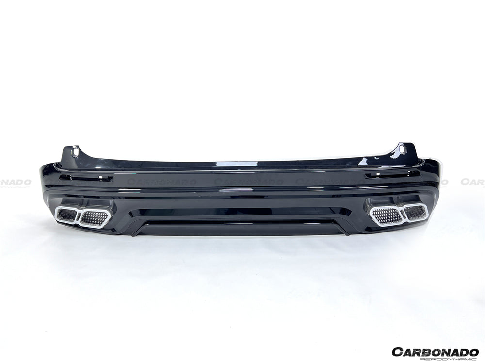 2021 UP Toyota Sienna Thunder Style PP Rear Diffuser with Tips - Carbonado