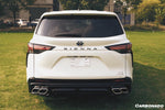  2021 UP Toyota Sienna Thunder Style PP Rear Diffuser with Tips - Carbonado 