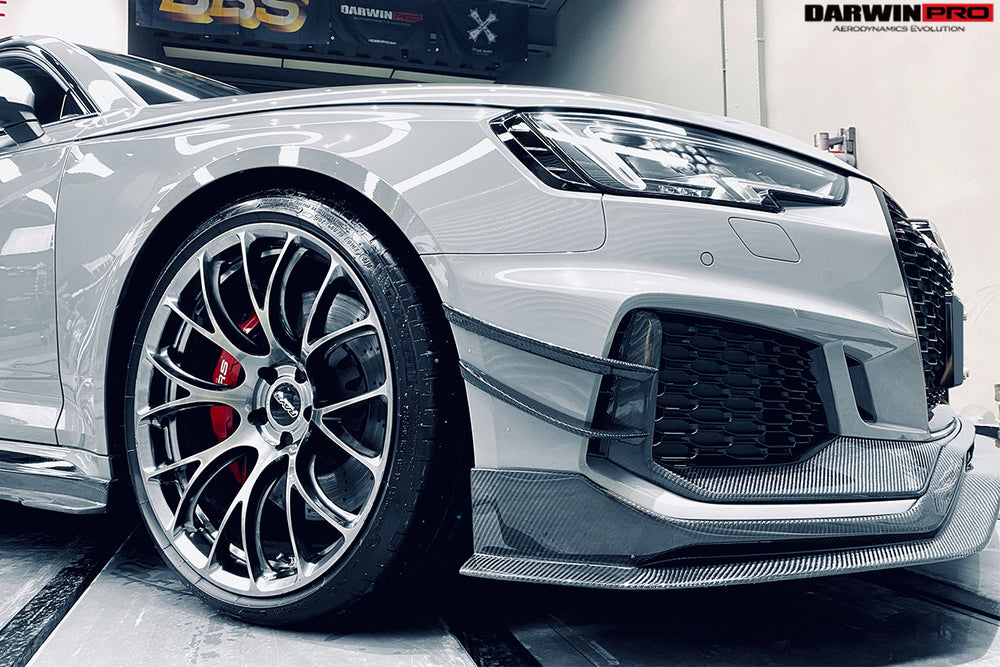 2017-2019 Audi RS4 B9 BKSS Style Front Canards - DarwinPRO Aerodynamics