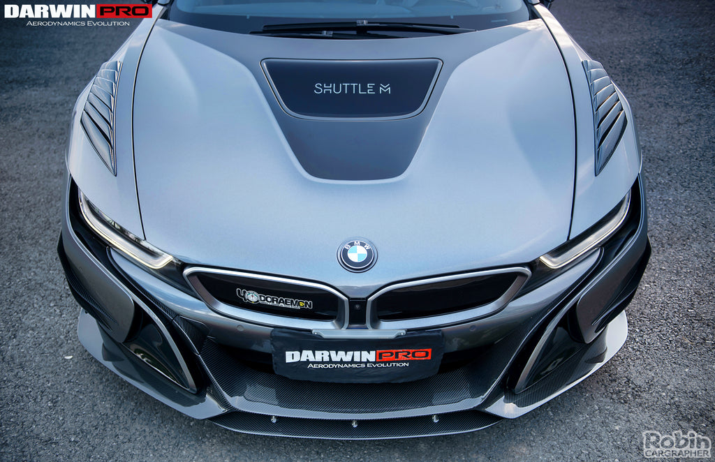 VR Style Carbon Fiber Front Lip Splitter - BMW i8 Coupe & Roadster