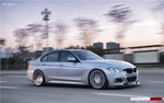  2011-2019 BMW 3 Series F30/F35 M-Tech GV Style Carbon Fiber Front Lip W/Caps - DarwinPRO Aerodynamics 