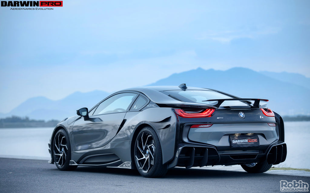 for Bmw I8 Forged/carbon Fiber Front Lip Rear Bumper Diffuser Spoiler  Splitters Side Skirts Trunk