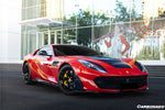  2018-UP Ferrari 812 Superfast & GTS MSY Style Front Bumper Side Vents - Carbonado 