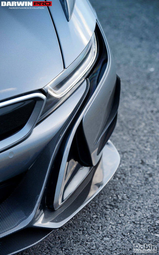 2014-2018 BMW i8 BZK Carbon Fiber Front Lip Splitter - DarwinPRO Aerodynamics