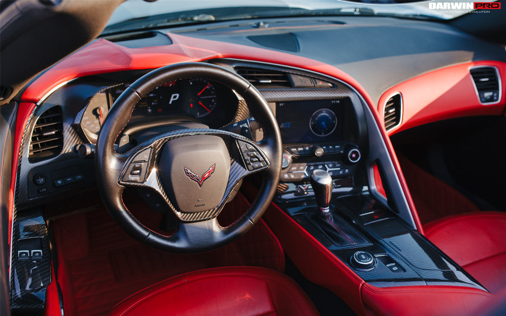 2013-2019 Corvette C7 Z06 Grandsport Dry Carbon Fiber Interior - DarwinPRO Aerodynamics