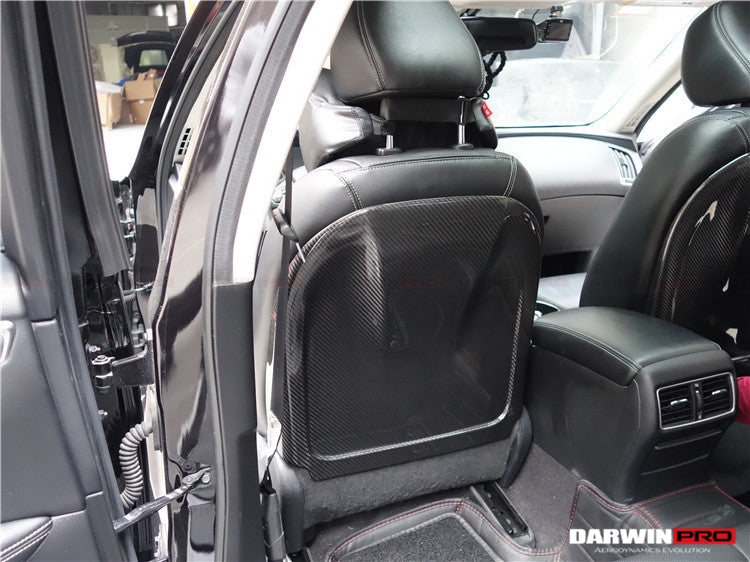 2014-2022 Infiniti Q50 Sedan Dry Carbon Fiber Seatback Replacement - DarwinPRO Aerodynamics