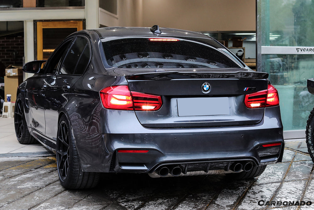 2014-2020 BMW M3 F80 & M4 F82 MP Style Carbon Fiber Rear Diffuser - Carbonado