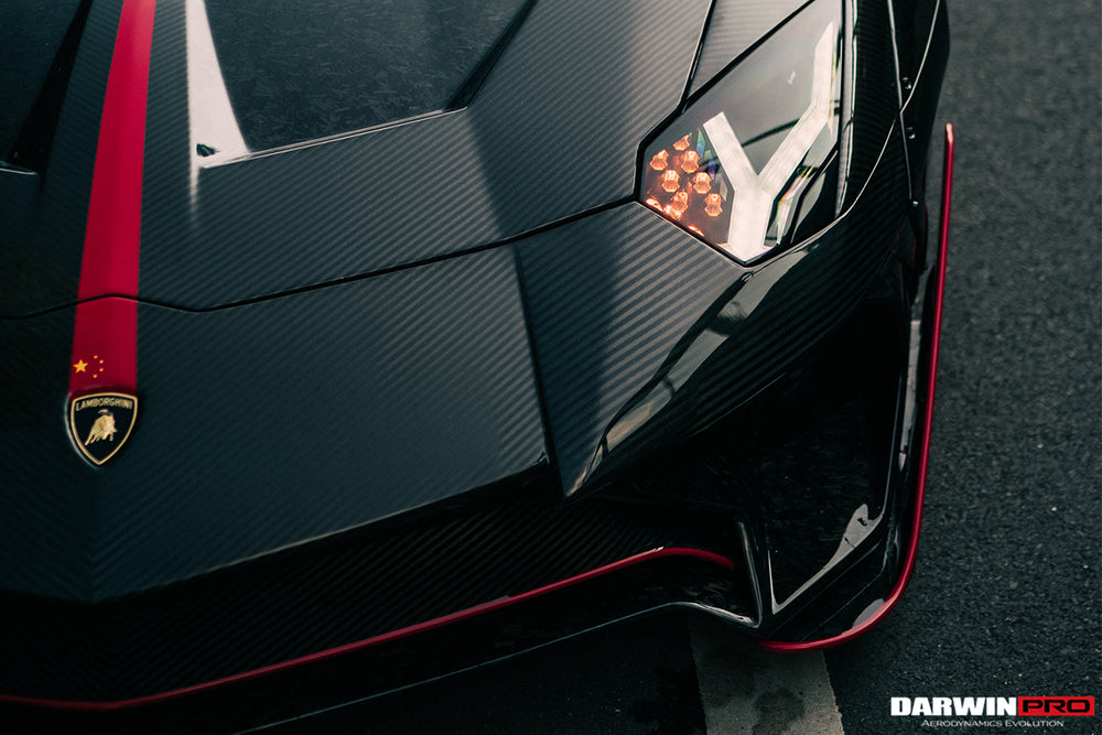 2011-2016 Lamborghini Aventador LP700 Roadster SV-BKSSII Style Wide Body Carbon Fiber Aero Full Kit - DarwinPRO Aerodynamics