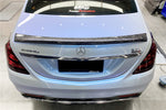  2014-2020 Mercedes Benz S63 W222 Sedan MSY Style Trunk Spoiler - Carbonado 