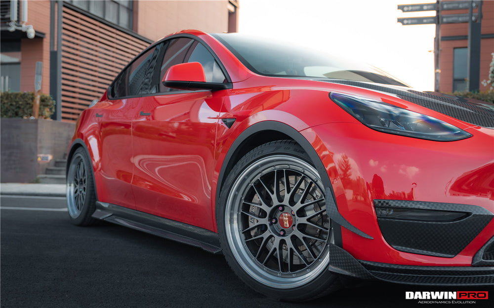 2020-2023 Tesla Model Y IMP Performance Carbon Fiber Day Running Light Cover - DarwinPRO Aerodynamics