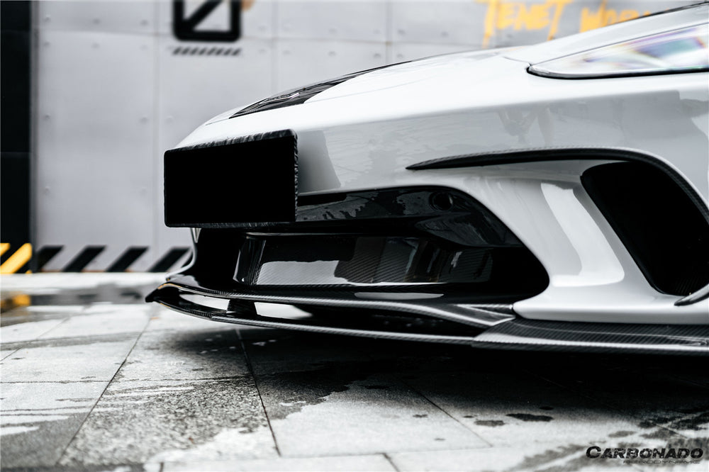 2020-2023 McLaren GT WP Style DRY Carbon Fiber Front Bumper Air Vents - Carbonado