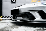  2020-2023 McLaren GT WP Style DRY Carbon Fiber Front Bumper Air Vents - Carbonado 