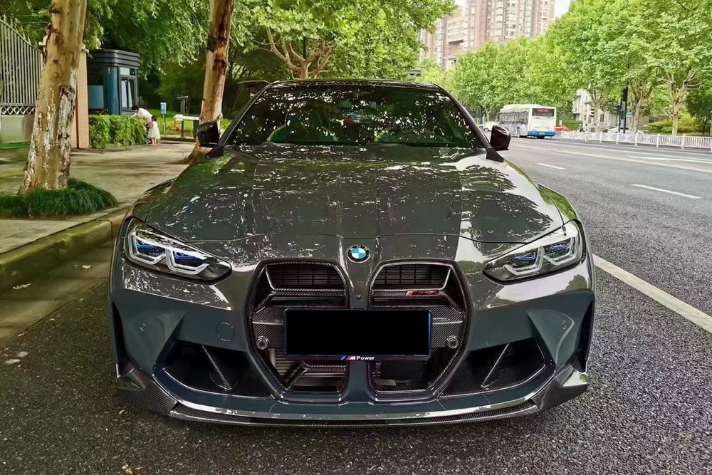 2021-UP BMW M3 G80 M4 G82 G83 CSL Style DRY Carbon Fiber Grill (FOR ACC CAR)
