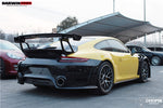  2013-2019 Porsche 911 991 Turbo/S GT2RS Style Partial Carbon Fiber Rear Bumper - DarwinPRO Aerodynamics 