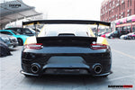  2013-2019 Porsche 911 991 Turbo/S GT2RS Style Partial Carbon Fiber Rear Bumper - DarwinPRO Aerodynamics 
