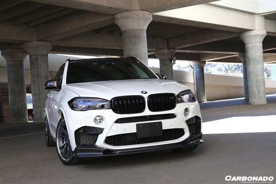 2014-2018 BMW X5M F85/X6M F86 3D Style Carbon Fiber Front Lip