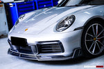  2019-2023 Porsche 911 992 Carrera S/4/4S/Targa/Cabriolet BKSS Style Front Lip - DarwinPRO Aerodynamics 