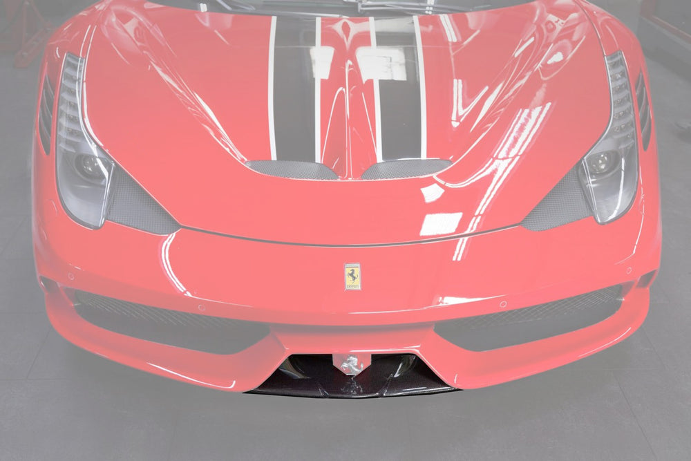2013-2015 Ferrari 458 Speciale Carbon Fiber Front Lip - DarwinPRO Aerodynamics