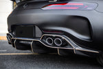  2017-2021 Mercedes Benz AMG GT/GTS IMP Performance Partial Carbon Fiber Rear Bumper w/ Diffuser - DarwinPRO Aerodynamics 