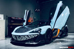  2018-2021 McLaren 600lt Carbon Fiber Front Bumper Side Splitter - DarwinPRO Aerodynamics 