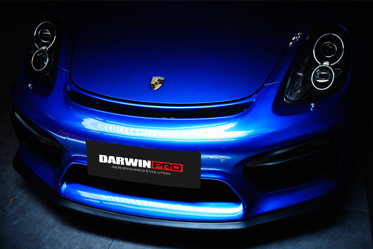 2012-2016 Porsche 981 Boxster/Cayman GT4 Style Front Bumper - DarwinPRO Aerodynamics
