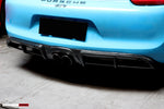  2012-2016 Porsche 981 Boxster/Cayman GT4 Style Carbon Fiber Rear Diffuser - DarwinPRO Aerodynamics 