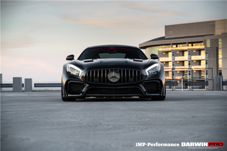 2015-2016 Mercedes Benz AMG GT/GTS IMP Performance Part Carbon Fiber Front Bumper w/ Grill - DarwinPRO Aerodynamics