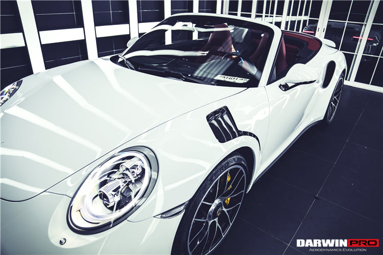 2016-2019 Porsche 911 991.2 Turbo/S GT3RS Style Partial Carbon Fiber Fender - DarwinPRO Aerodynamics